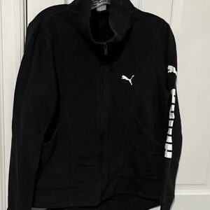 Puma Black and White Track Jacket